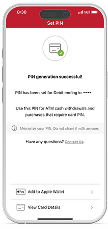 Change Pin