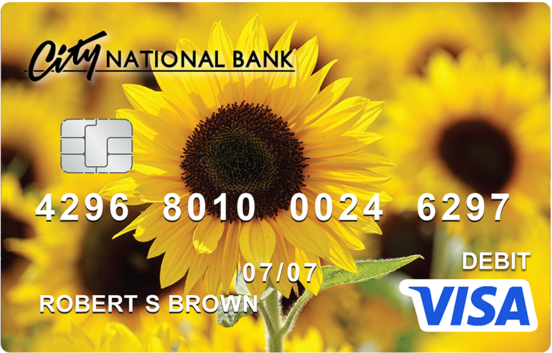 Sunflower debit card