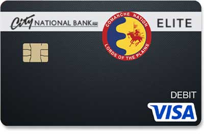 Elite Comanche Pride Checking Account Card