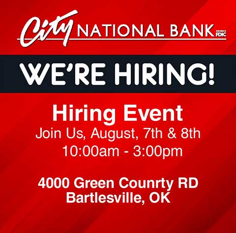 Hiring event with on the spot interviews!