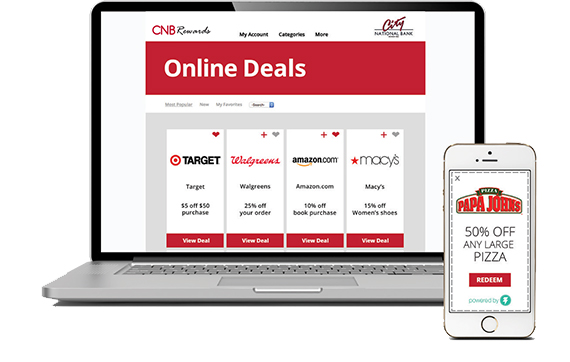DEALS, DISCOUNTS & HEALTH SAVINGS WITH CNB REWARDS