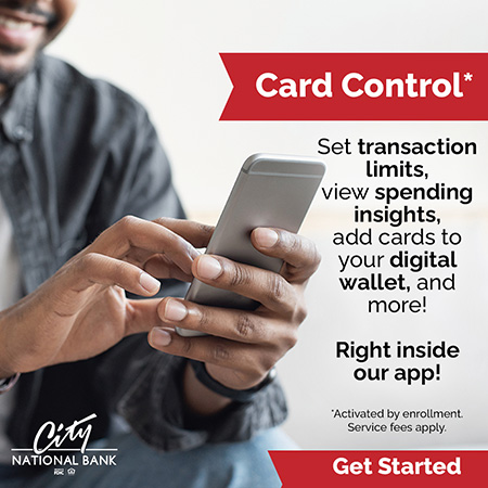Card Control from City National Bank