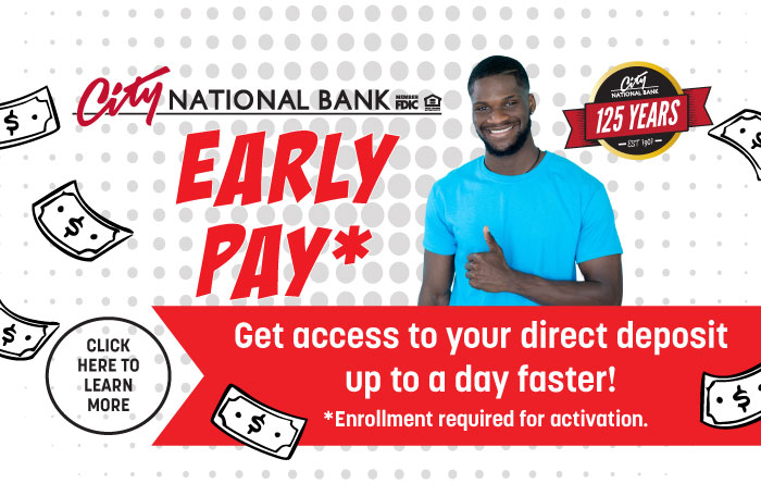 Get access to your direct deposit up to a day faster!